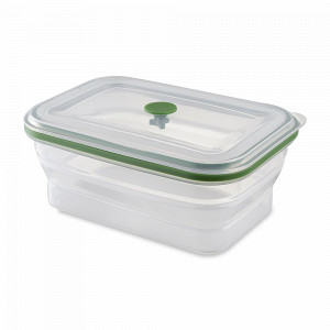 Контейнер для хранения складной Silikobox, 1,2 л, силикон, зеленый, SMART SOLUTIONS, Россия, Емкости для хранения