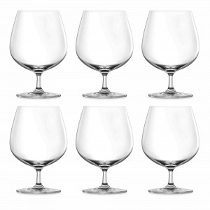 Набор из 6-ти бокалов для коньяка, 650 мл, бессвинцовый хрусталь, серия Shanghai Soul, LUCARIS, Таиланд, Подарочные бокалы для коньяка