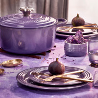 Тарелка, диаметр: 22 см, материал: керамика, цвет: фиолетовый, LE CREUSET, Франция_00798120041006604521.jpg