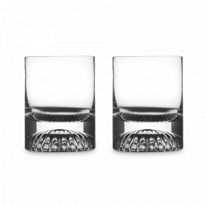 Набор из 2-х стаканов для виски, 240 мл, стекло, серия Genty Ribbs, LIBERTY JONES, Россия, Бокалы для виски