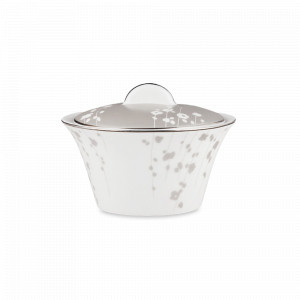 Сахарница с крышкой, 300 мл, фарфор, белый, декор, серия Willow, MIKASA, США, MIKASA (США)