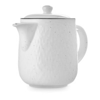 Чайник заварочный Riverside, 1 л, фарфор, белый, WALMER, Великобритания