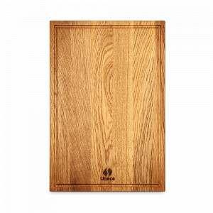 Доска разделочная дубовая, 33 х 23 см, коричневый, UNECA, Россия, Разделочные доски