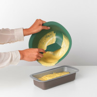 Лопатка кондитерская, 22,5 см, силикон, темно-зеленый, серия Tasty+, BRABANTIA, Бельгия_00801470063454474800.jpg