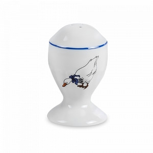 Солонка , 7.5 см, фарфор, белый, декор, серия Гуси, REPAST, Чехия, Гуси REPAST