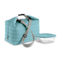 Термосумка с контейнером, 3 л, полиэстер, полиуретан, полипропилен, голубой, серия Handy, GUZZINI, Италия