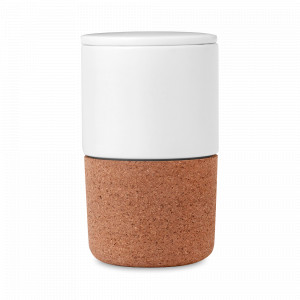 Стакан, 350 мл, фарфор, пробка, белый, серия Cortica, VIVA Scandinavia, Дания, Стаканы VIVA SCANDINAVIA