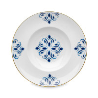 Тарелка суповая, 25 см, фарфор, декор, серия Transatlantica, VISTA ALEGRE, Португалия