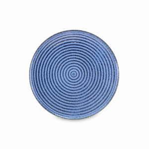Блюдо круглое, 33 см, керамика, белый, синий, серия Sardinhas, COSTA NOVA, Португалия, Sardinhas