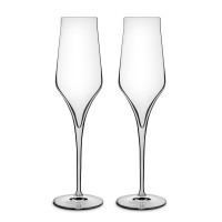 Набор из 2-х фужеров для шампанского CHAMPAGNE, 240 мл, бессвинцовый хрусталь, серия Supremo, LUIGI BORMIOLI, Италия