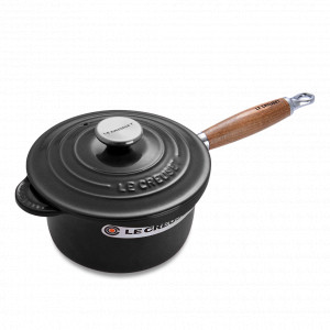 Ковш , 1,8 л, 18 см, чугун, дерево, черный, серия Matte Black, LE CREUSET, Франция, LE CREUSET (Франция)