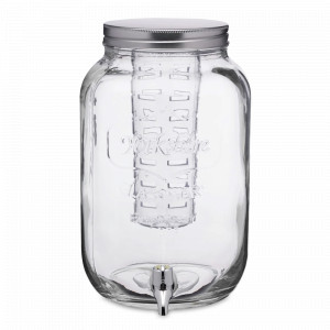 Диспенсер для напитков, 7.5 л, стекло, металл, прозрачный, серия Home Made, KITCHEN CRAFT, Великобритания, Кувшины