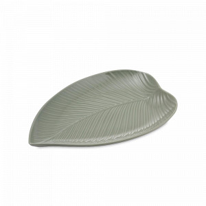 Блюдо сервировочное, размер: 31,5 х 20,4 см, материал: керамика, цвет: серый, серия In the Forest Leaf, MASON CASH, Великобритания, MASON CASH (Великобритания)