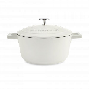 Кастрюля с крышкой , 2,5 л, 20 см, литой алюминий, кремовый, серия MasterClass, KITCHEN CRAFT, Великобритания, Посуда алюминиевая