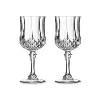 Набор из 2-х бокалов для вина, 250 мл, хрустальное стекло, серия Longchamp, CRISTAL D ARQUES, Франция