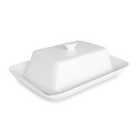 Масленка , 18 х 14 см, фарфор, белый, серия Classic, KITCHEN CRAFT, Великобритания