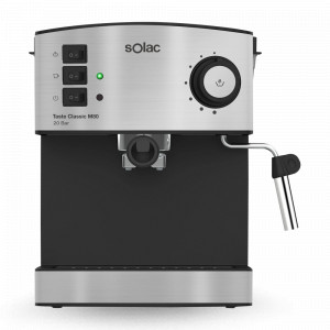 Кофеварка Espresso Taste Classic M80 Inox, 21 х 26 х 30 см, нержавеющая сталь, пластик, стальной, SOLAC, Испания, SOLAC (Испания)