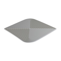 Коврик для сушки посуды, 34.6 х 44.6 см, силикон, серый, серия Dry Flex, SMART SOLUTIONS, Китай
