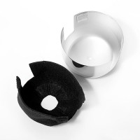 Чайник заварочный с колпаком, 450 мл, фарфор, нержавеющая сталь, белый, серия Salam, GUY DEGRENNE, Франция_00802430052759795895.jpg