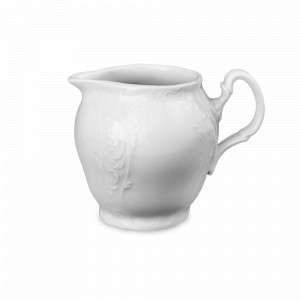 Молочник , 250 мл, фарфор, белый, серия Недекорированный, BERNADOTTE, Чехия, Молочники