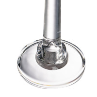 Подсвечник Ранняя Пташка, 21 см, стекло, прозрачный, Rasteli, Бельгия_00812030037922871611.jpg