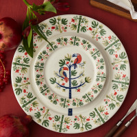 Набор из 2-х десертных тарелок Toucan, 18 см, фарфор, белый, декор, серия Birds of Paradise, LIBERTY JONES, Россия_00817550038639738239.jpg