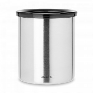 Контейнер для мусора, настольный, 1 л, нержавеющая сталь, пластик, стальной, BRABANTIA, Бельгия, Touch BRABANTIA