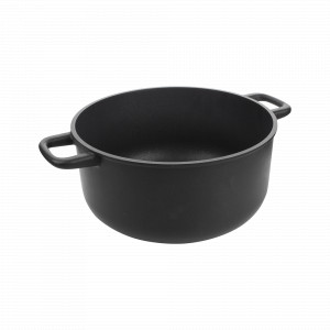 Кастрюля , с антипригарным покрытием, 20 см, 3.5 л, литой алюминий, черный, серия Supreme, OLYMPIA, Италия, OLYMPIA (Италия)