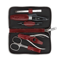 Набор маникюрный в кожаном футляре, 5 предметов, YES, Германия