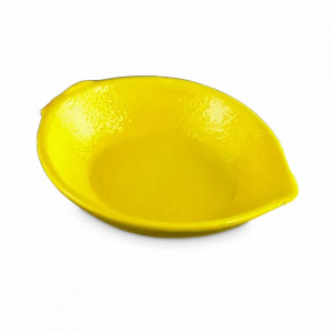 Блюдо для сервировки Лимон, 22 х 16 см, керамика, желтый, серия Harvest, REPAST, Чехия, Harvest REPAST