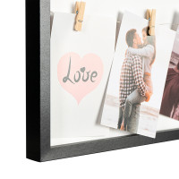 Рамка для 3-х фотографий с подсветкой, 22 х 38 см, МДФ, дерево, белый, черный, серия Everyday, BERGENSON BJORN, Великобритания_00814620062118313467.jpg