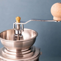 Кофемолка ручная, нержавеющая сталь, дерево, медный, серия La Cafetiere, KITCHEN CRAFT, Великобритания_00813080052315636497.jpg