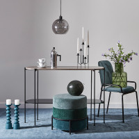 Подсвечник на 5 свечей Flam, 36 см, металл, черный, BERGENSON BJORN, Великобритания_00813860062717236165.jpg