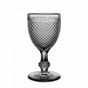 Бокал для белого вина, 280 мл, стекло, серый, серия Bicos Grey, VISTA ALEGRE, Португалия, Фужеры для белого вина