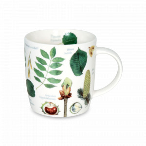 Кружка «Деревья, Мария Мелер», 350 мл, костяной фарфор, белый, KOENITZ, Германия, Кружки подарочные