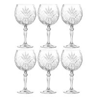 Набор из 6-ти бокалов для коктейлей Ballon, 650 мл, хрустальное стекло, серия Melodia, RCR, Италия, 