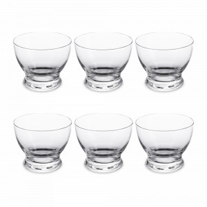 Набор из 6-ти креманок для мороженого, 9.6 см, 260 мл, бессвинцовый хрусталь, серия Pure, KROSNO, Польша, KROSNO (Польша)