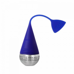 Ситечко для заваривания чая Egg, 4 х 10 см, нержавеющая сталь, силикон, синий, серия Infusion, VIVA Scandinavia, Дания, Ситечки для чая