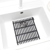 Коврик для раковины, 30 см, силикон, серый, серия Sink Side, BRABANTIA, Бельгия_00809000057596342516.jpg