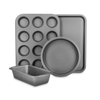 Набор из 4-х форм для выпекания, сталь, антрацит, серия MasterClass, KITCHEN CRAFT, Великобритания