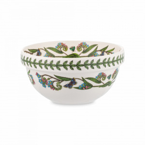 Салатник «Вероника», 17.5 см, фаянс, белый, декор, серия Botanic Garden, PORTMEIRION, Великобритания, PORTMEIRION (Великобритания)