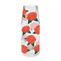 Набор из графина и стакана, стекло, декор, серия Rose, DOIY, Испания, 