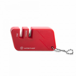 Точилка для ножей, двухуровневая, карманная, цвет красный, серия Sharpeners, WUESTHOF, Золинген, Германия, Точилки для ножей