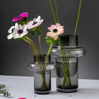 Ваза Vayr, 30 см, стекло, серый, BERGENSON BJORN, Великобритания_00814620061688779502.jpg