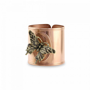 Кольцо для салфеток «Бабочки», медь, серия Летний сад, Кольчугинский Мельхиор, Россия, Кольца для салфеток