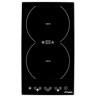 Плита настольная индукционная, 2 конфорки, нержавеющая сталь, стеклокерамика, черный, STEBA, Германия_00813140039502629551.jpg