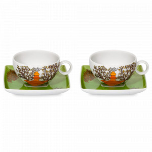 Набор из 2-х чайных пар, фарфор, декор, серия Alma De Lisboa, VISTA ALEGRE, Португалия, VISTA ALEGRE (Португалия)