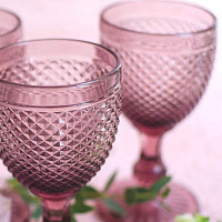 Бокал для белого вина, 280 мл, стекло, розовый, серия Bicos Pink, VISTA ALEGRE, Португалия_00806430064228737051.jpg