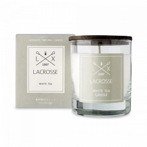 Свеча ароматическая «White Tea», 40 часов горения, воск, стекло, серия Lacrosse, AMBIENTAIR, Испания, Ароматические диффузоры с палочками
