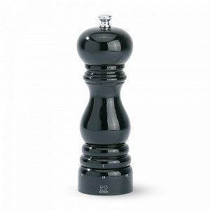 Деревянная солонка-мельница, высота: 18 см, диаметр: 5,7 см, материал: дерево, цвет: черный, серия Paris u'select, PEUGEOT, Франция, PEUGEOT (Франция)